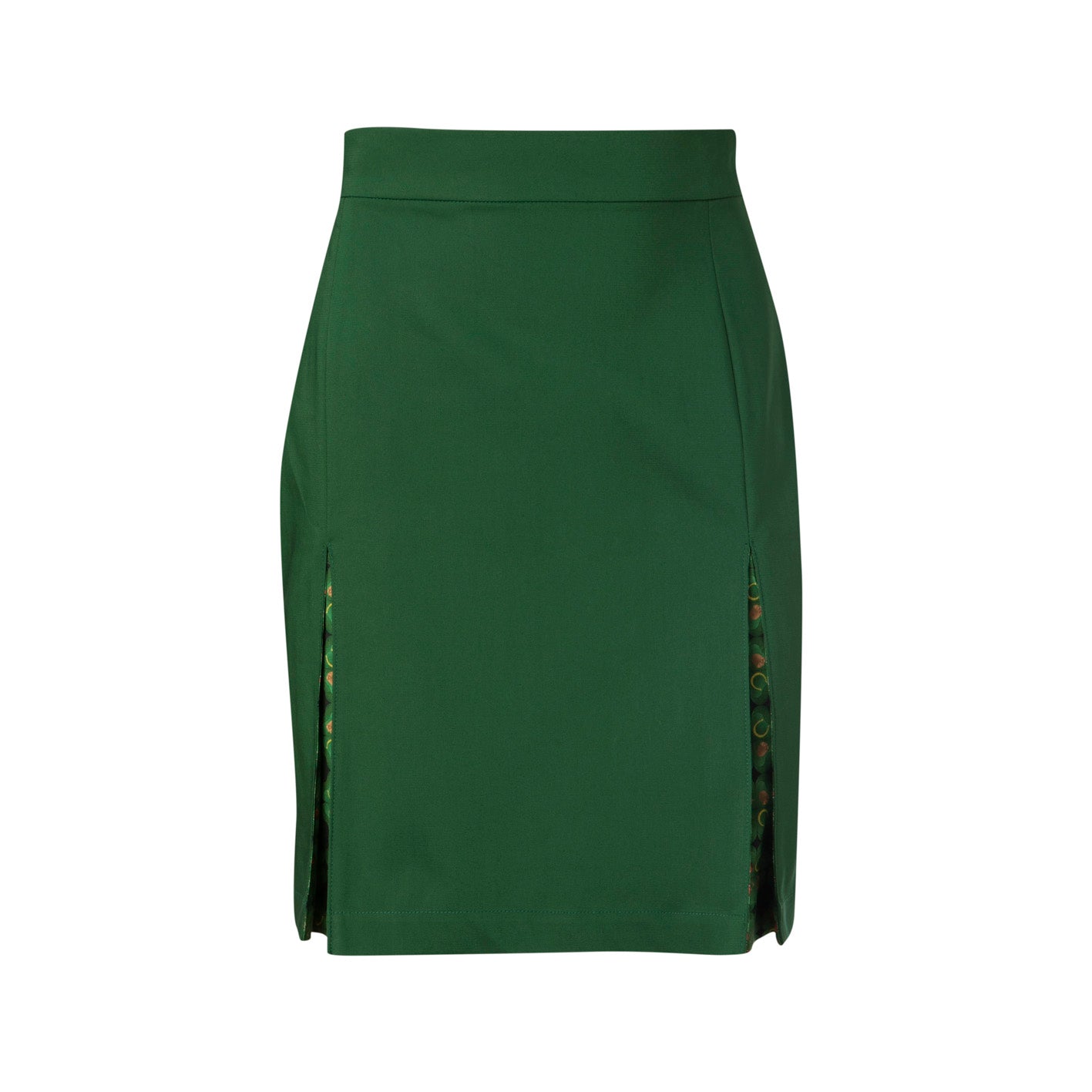 Tallula Skirt - Mini Cotton Box Pleated Skirt with Printed details