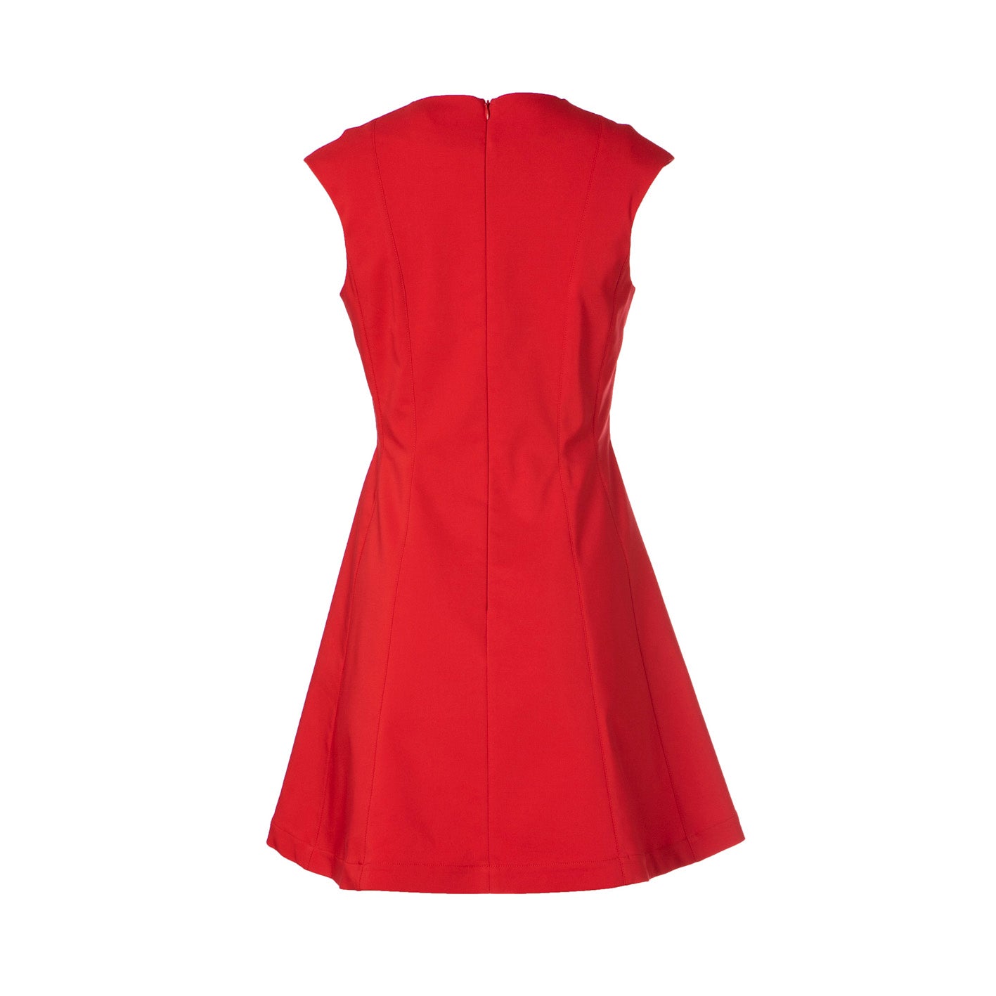 Riona Dress - Mini Cotton Panelled A-line Dress