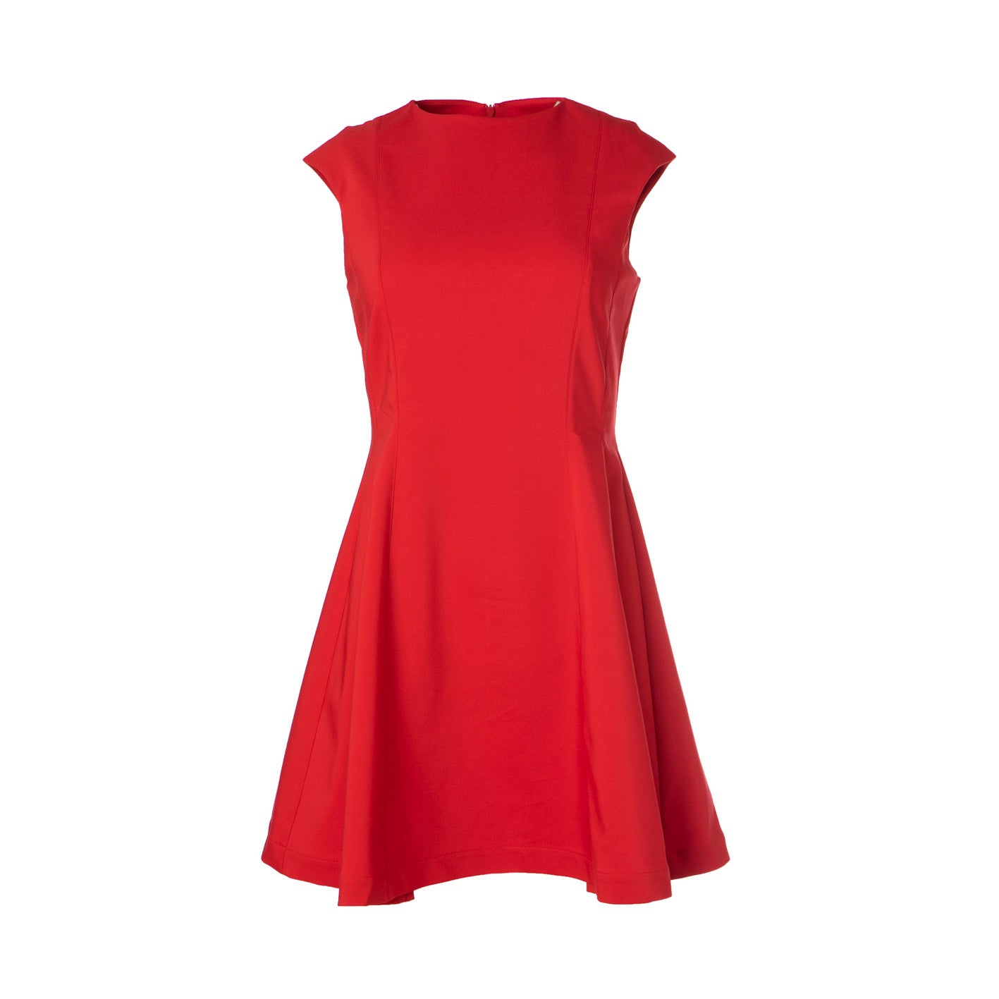 Riona Dress - Mini Cotton Panelled A-line Dress