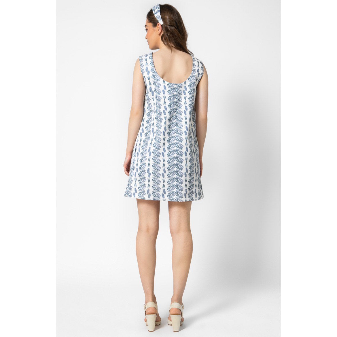 Aster Dress v.1.1 - Mini Printed Cotton A-line Dress