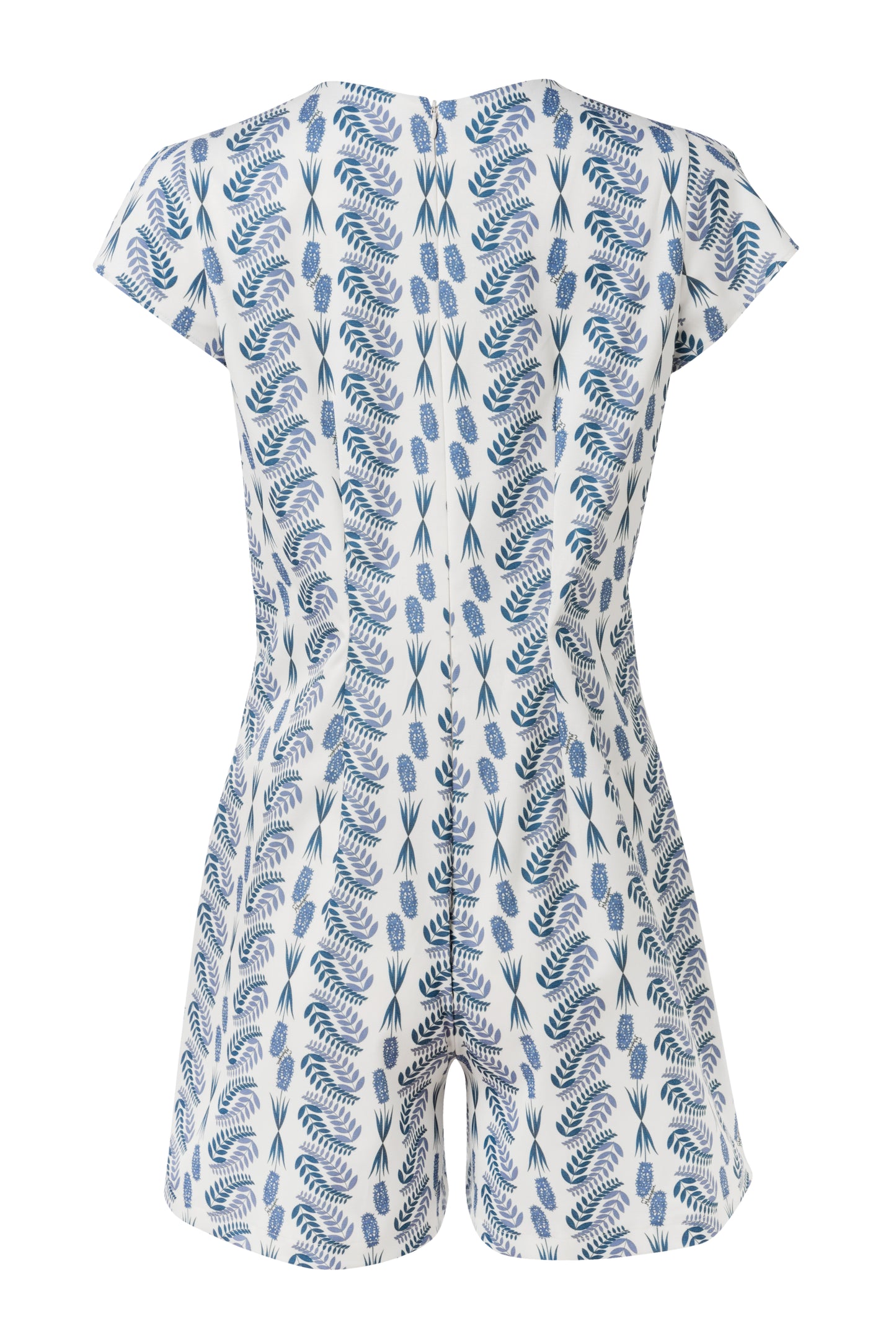 Cassia Playsuit-Mini Printed Cotton Playsuit