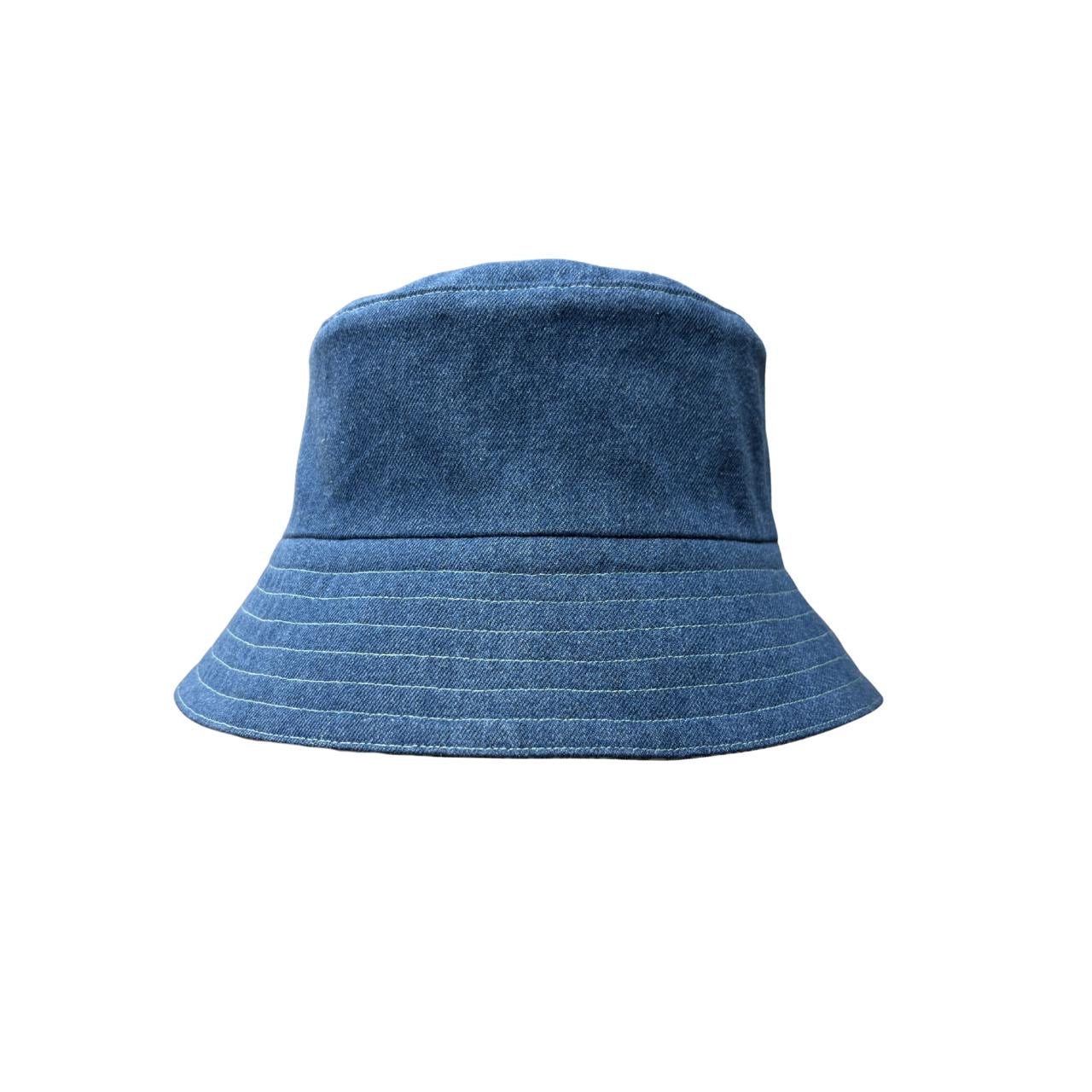 Double Face Bucket Hat - Denim/Fauna Mint