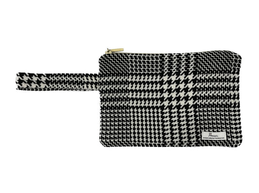 PRINCE DE GALLES TWEED POCHETTE BAG