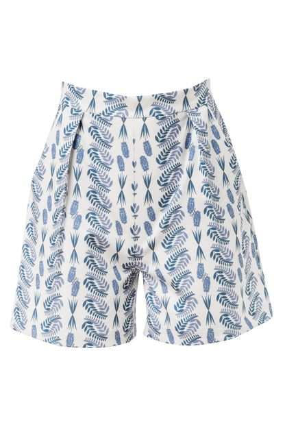 Hyacinth Shorts - Cotton Printed Shorts