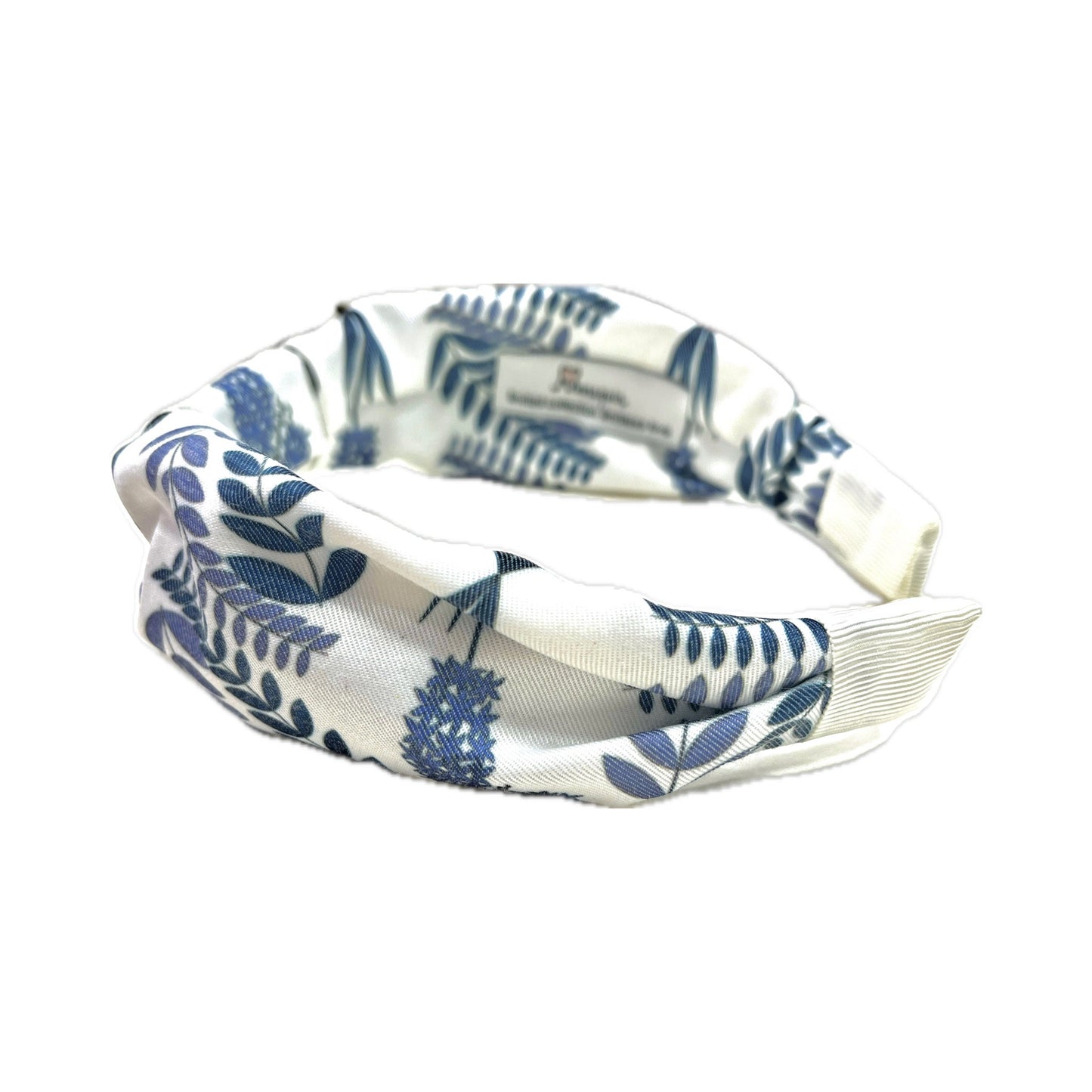 Flora Blue Cotton Headband