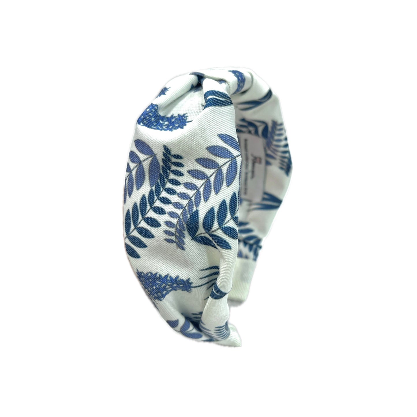 Flora Blue Cotton Headband