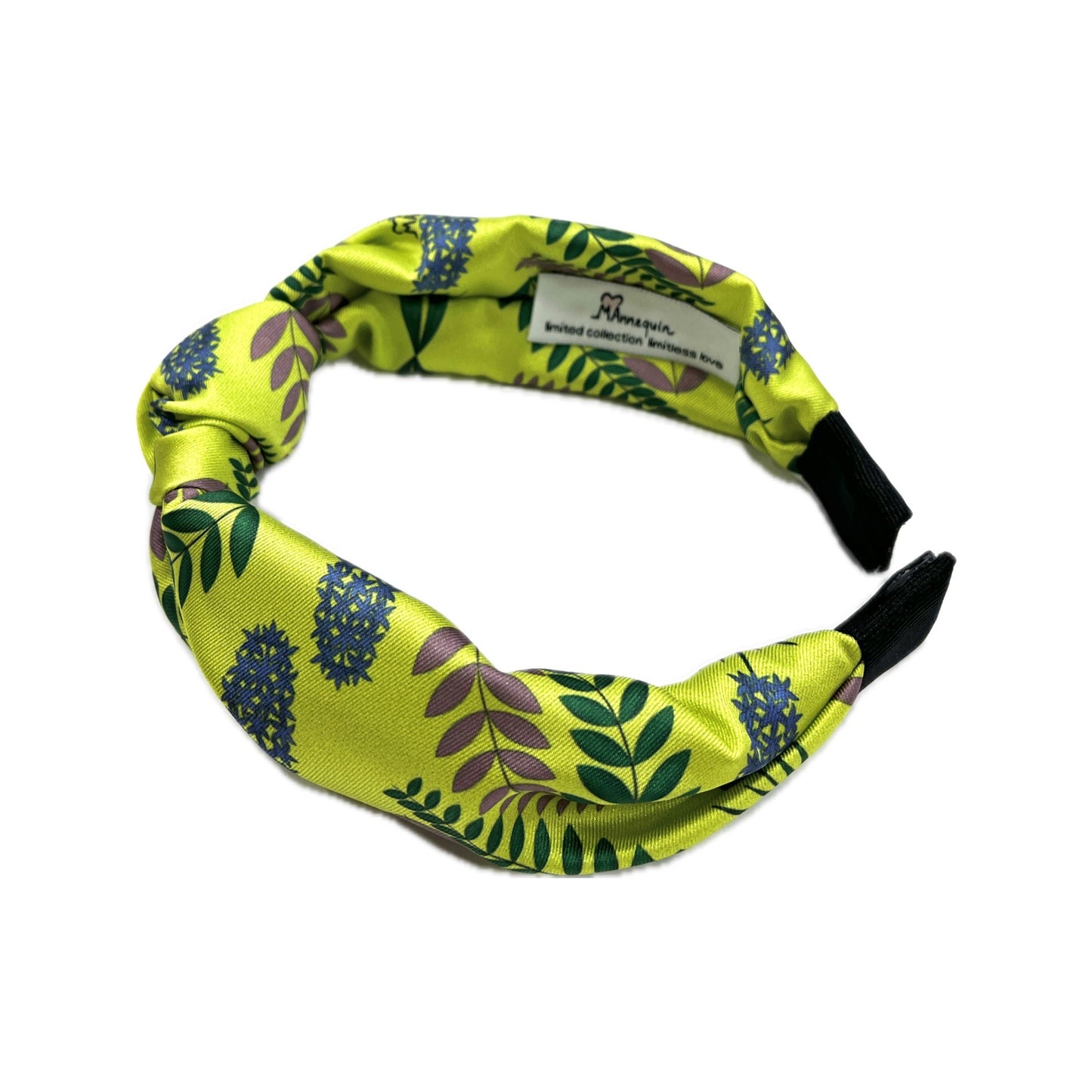 Flora Lime Silky Headband