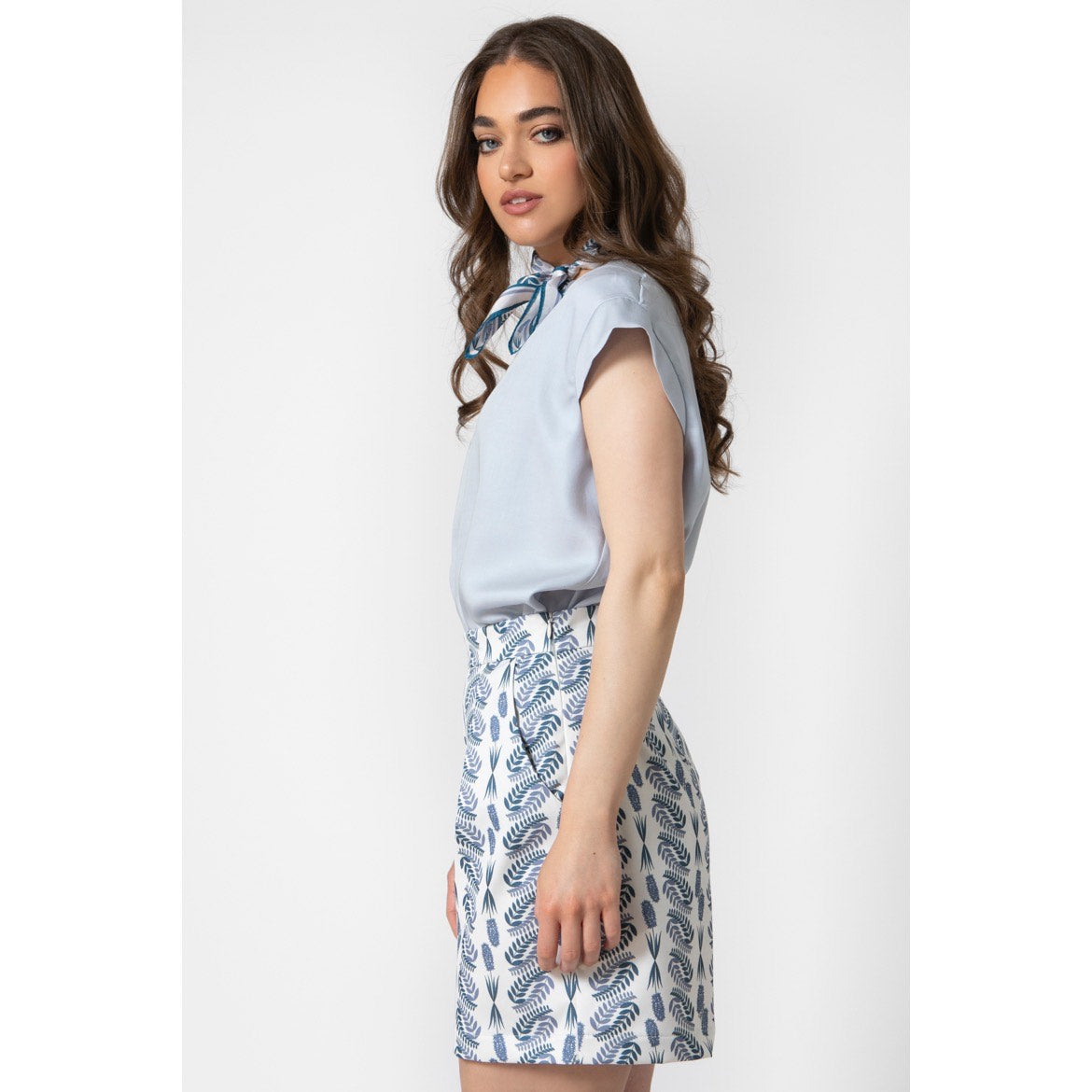Hyacinth Shorts - Cotton Printed Shorts