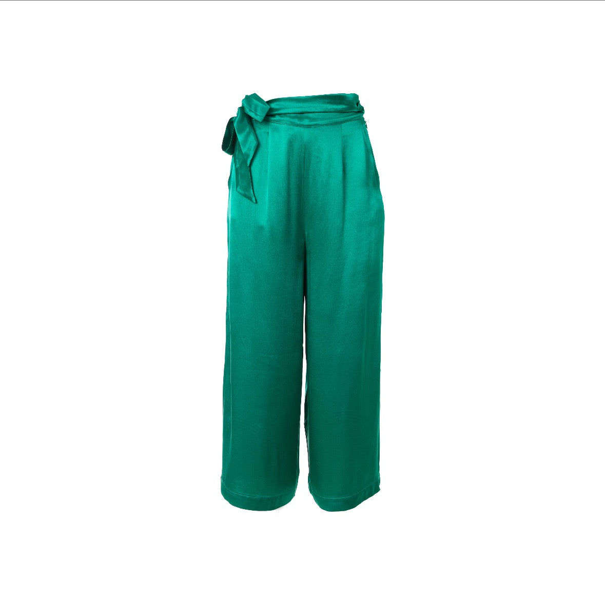 Chloe Culottes-Satin Culottes Pants