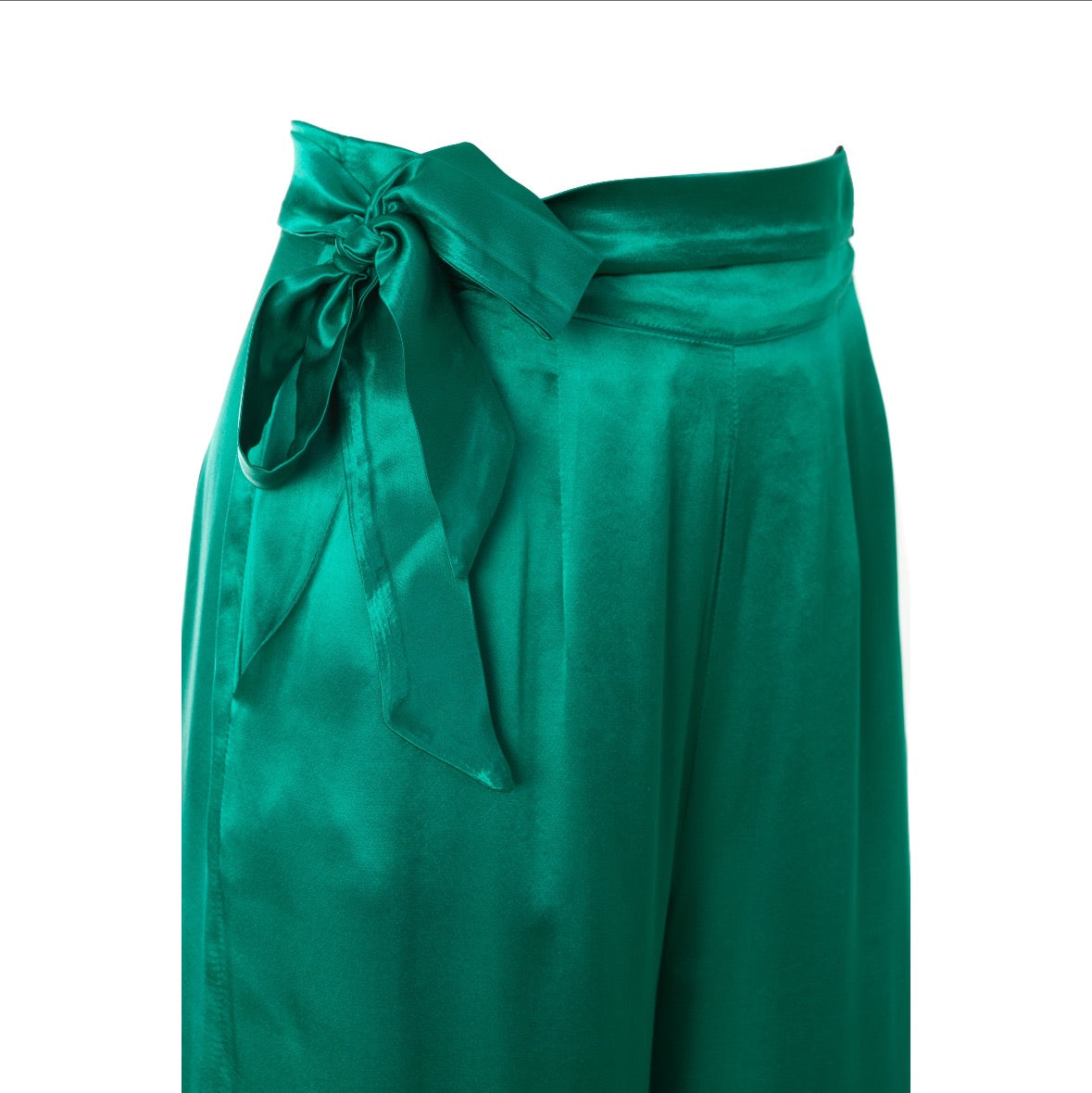 Chloe Culottes-Satin Culottes Pants