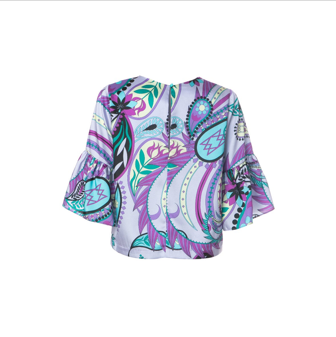 Annabel Top - Printed Top with Bell Sleeves