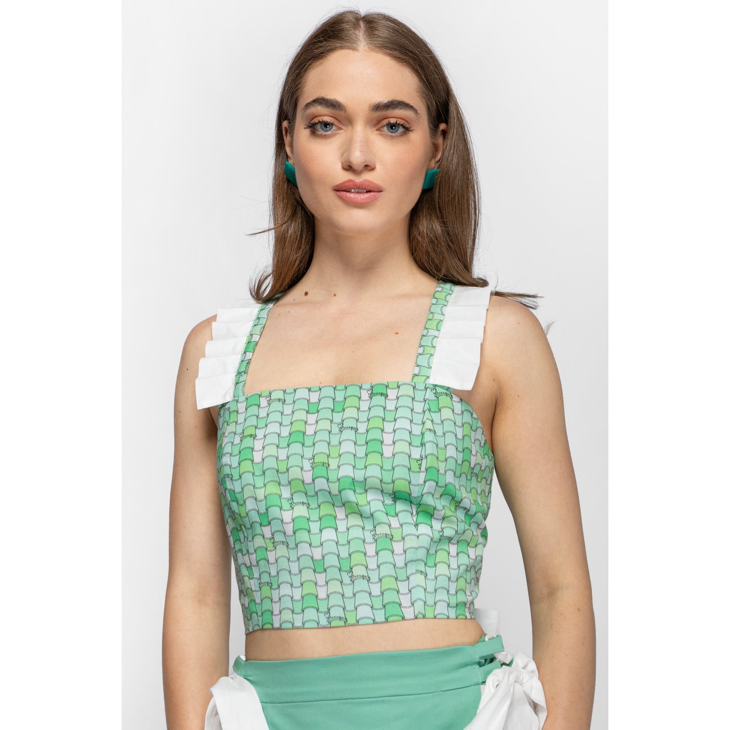Hoya Top - Printed Cotton Crop Top