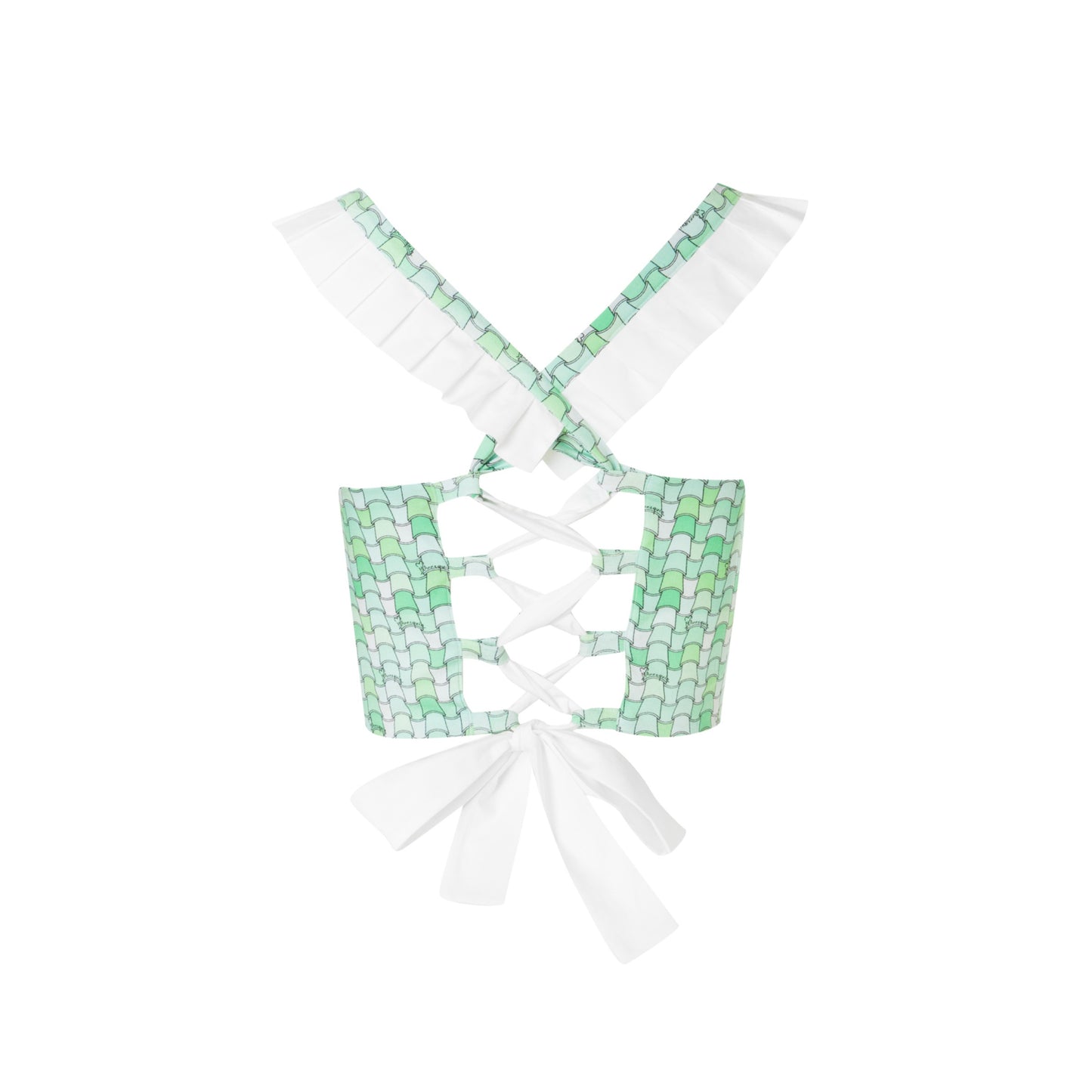Hoya Top - Printed Cotton Crop Top