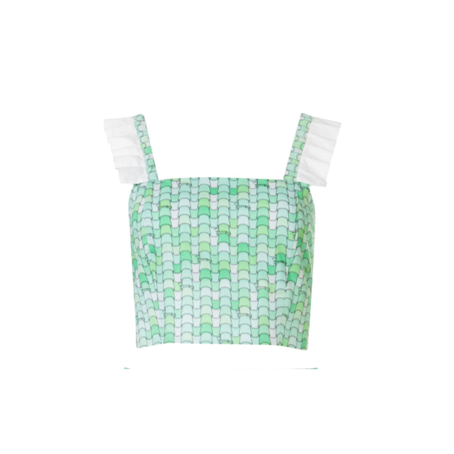 Hoya Top - Printed Cotton Crop Top