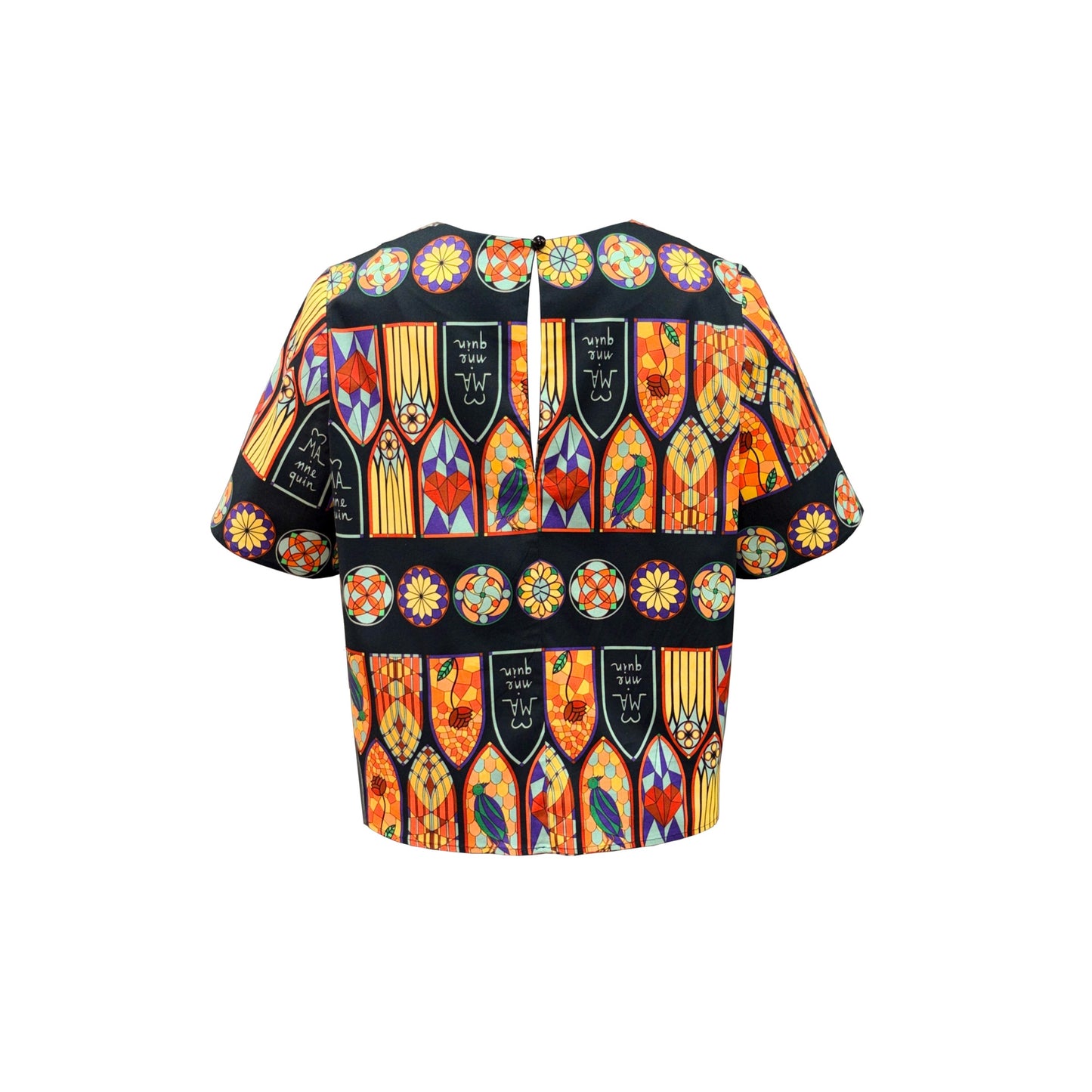 Robin Top v.2.2. - Short Sleeved Cotton Printed Top