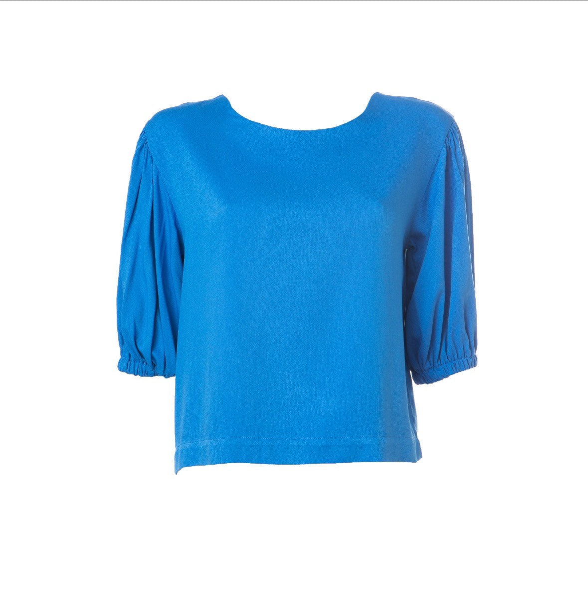 Ellie Top - Puff Sleeved Viscose Top