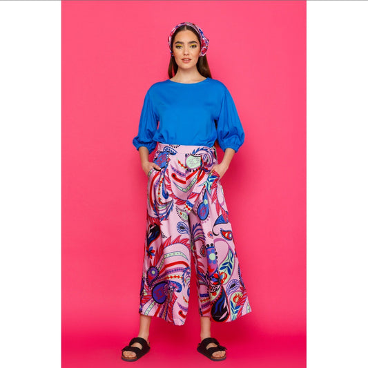 Ellie Top - Puff Sleeved Viscose Top