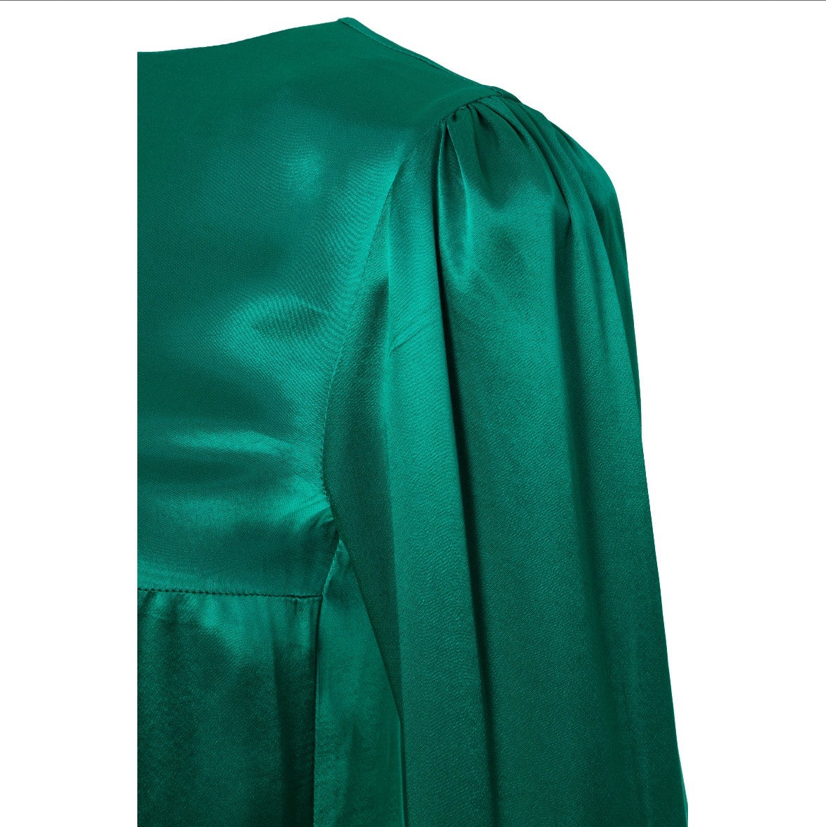 Aurelia Top - Satin Long Sleeved Top