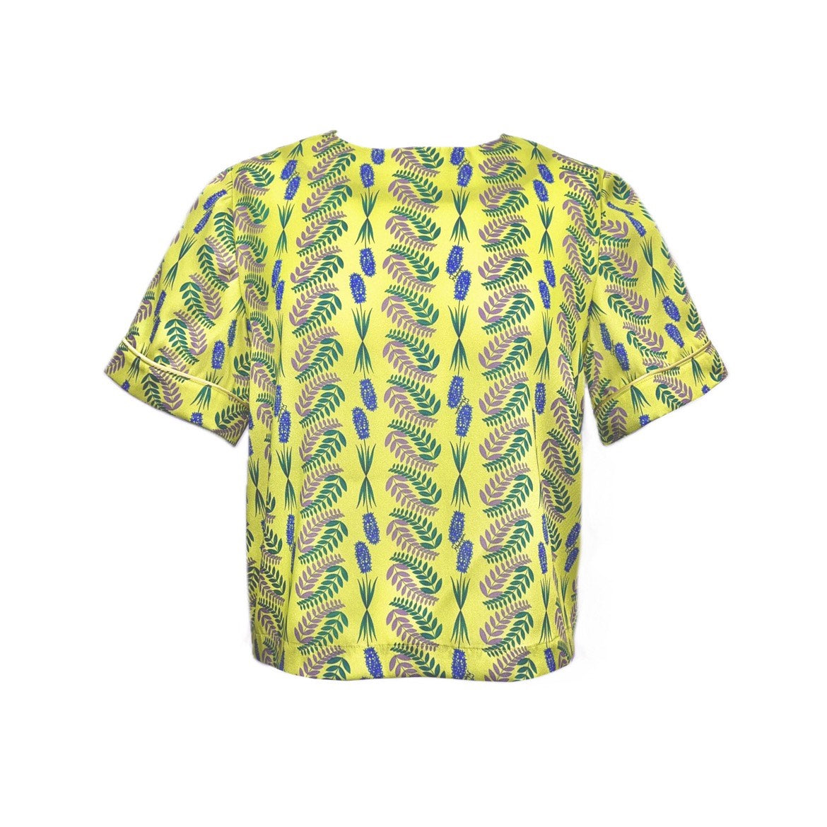 Robin Top v.3.2.- Short Sleeved Silky Printed Top