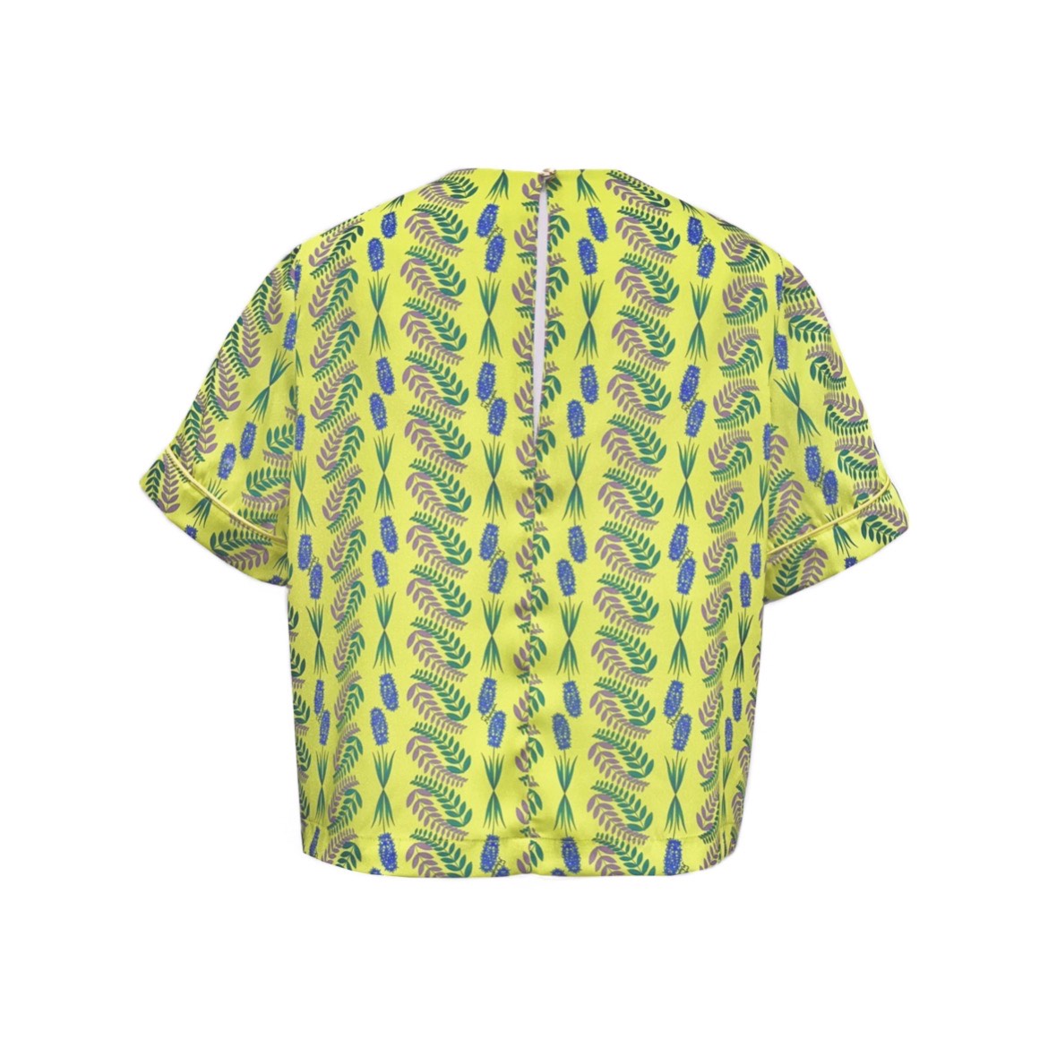 Robin Top v.3.2.- Short Sleeved Silky Printed Top