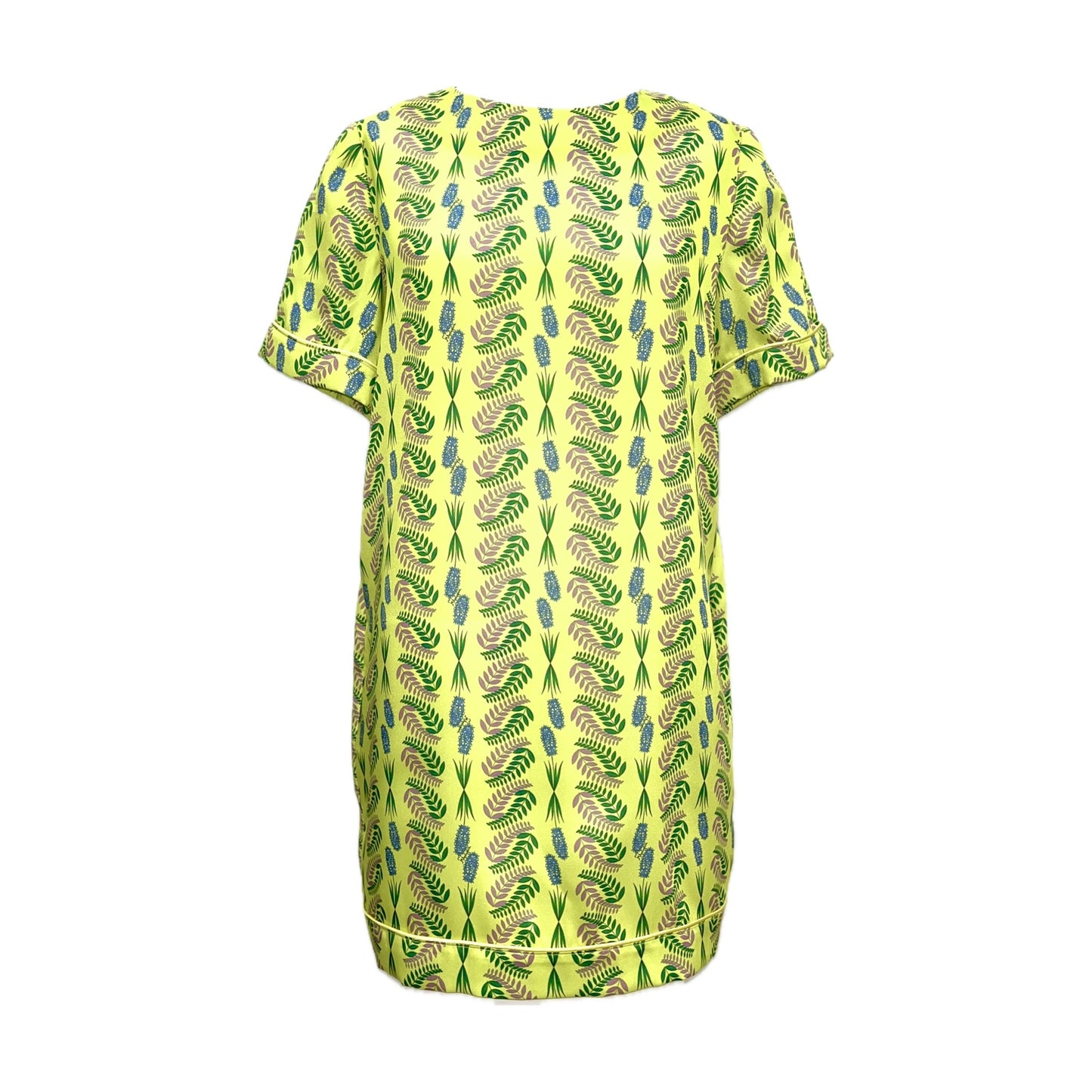 Sheila Dress v.2.2-Mini Silky Printed T-Shirt Dress