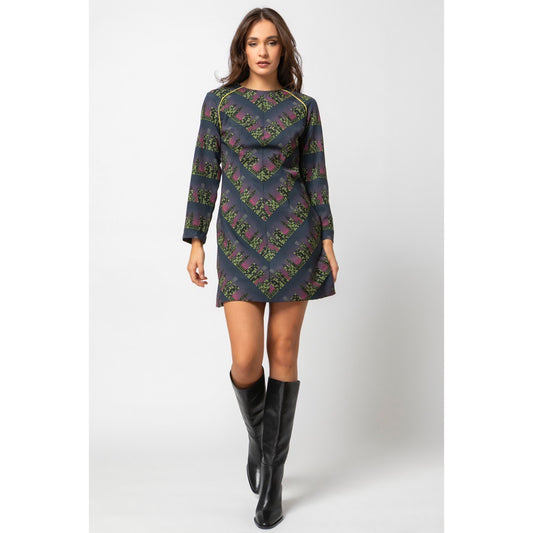 Marta Dress-Mini Printed A-line Dress