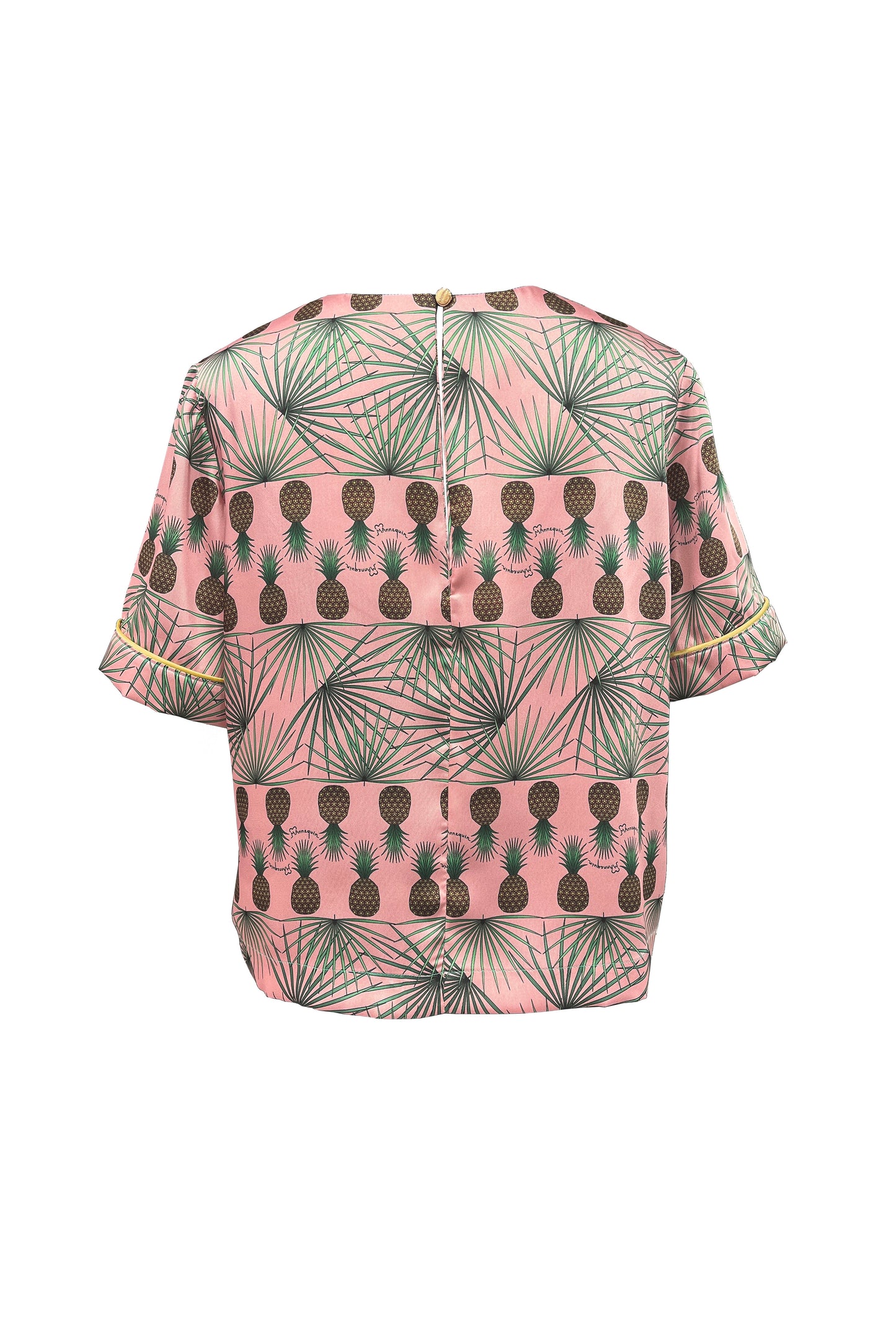 Robin Top v.2.0 - Short Sleeved Silky Printed Top