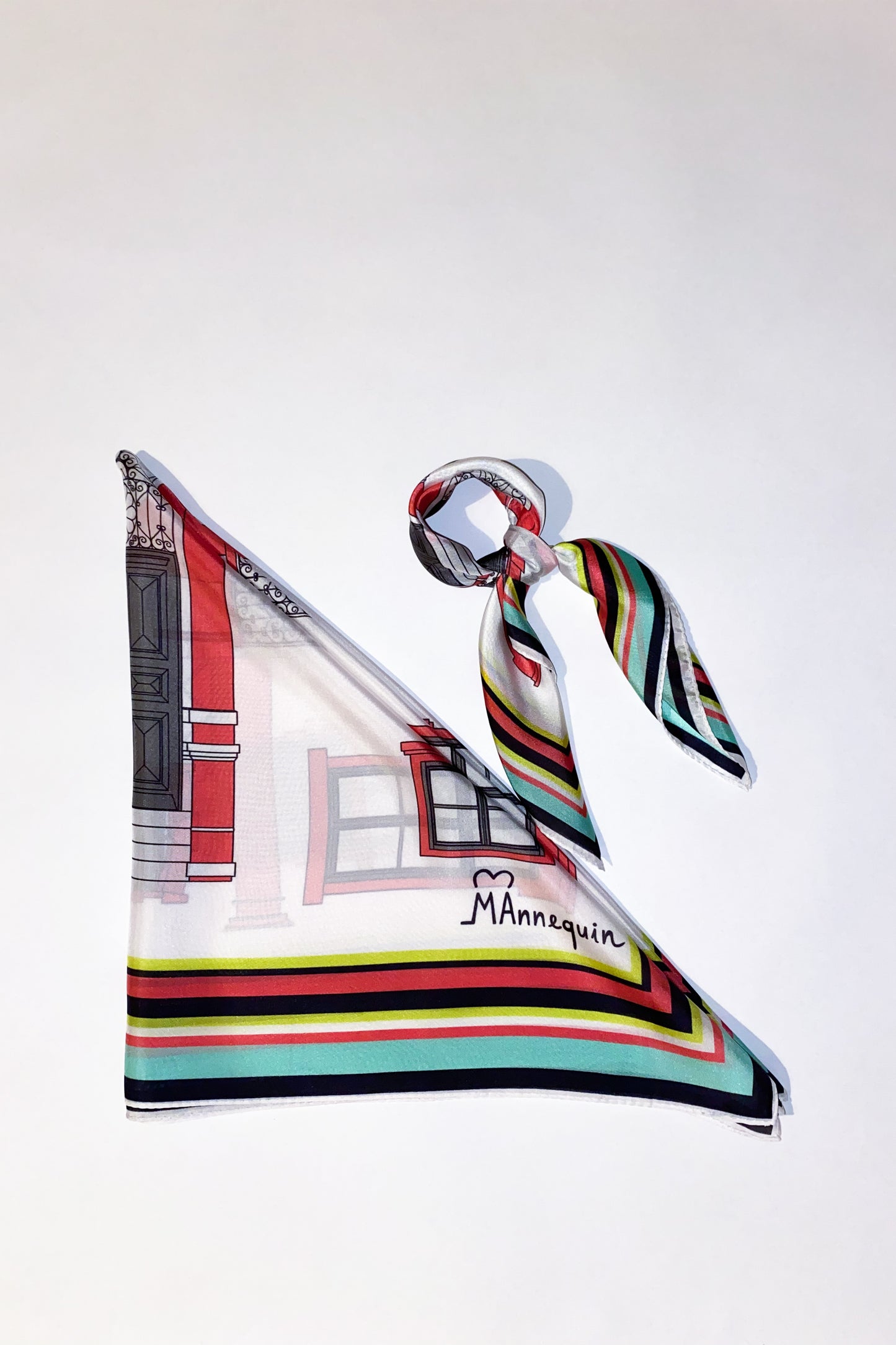 The Latremeno Printed Silk Scarf