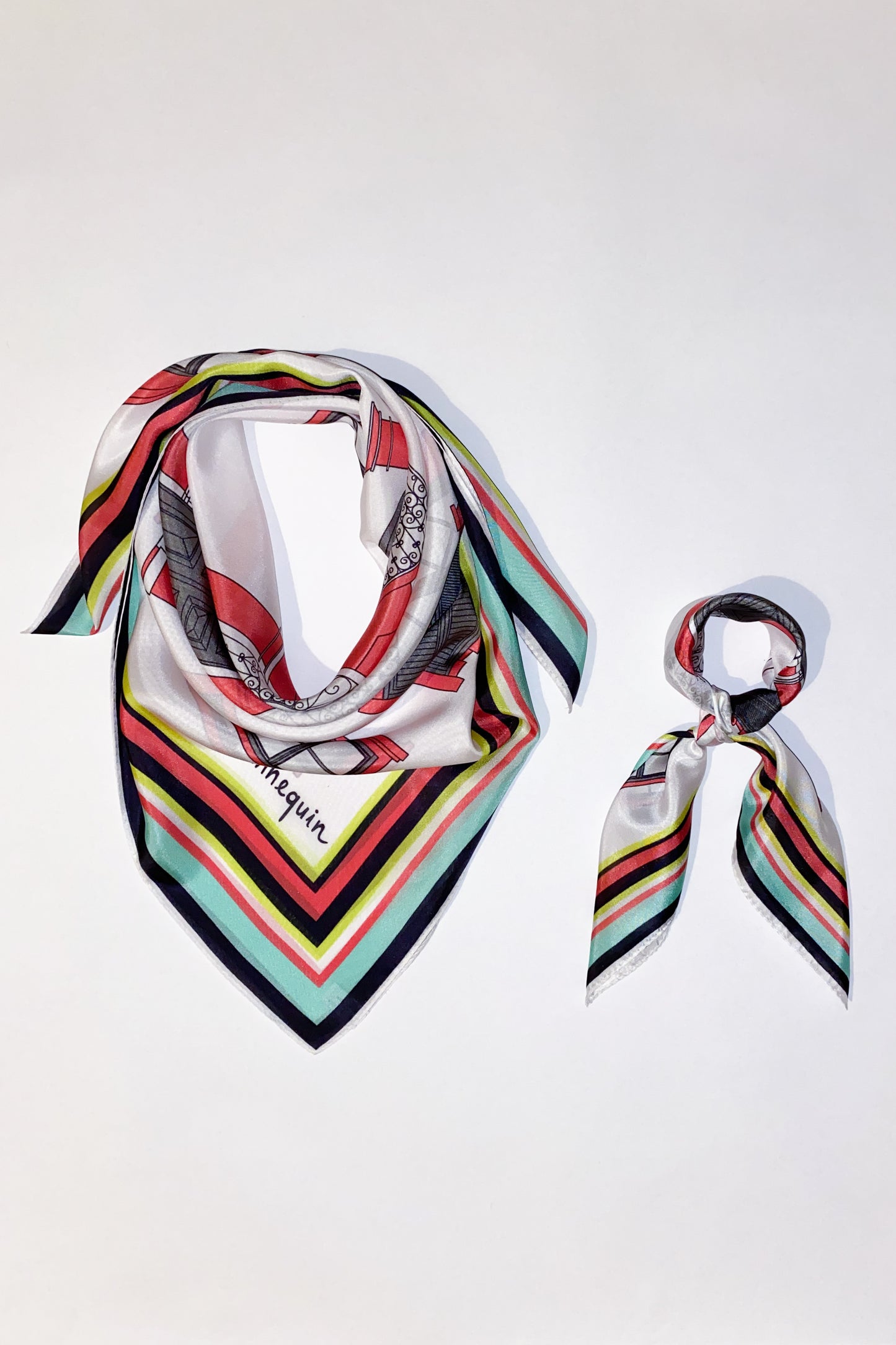 The Latremeno Printed Silk Scarf