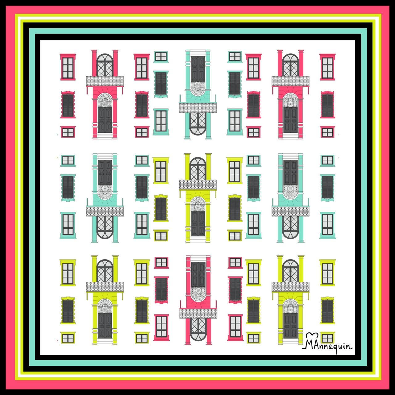 The Precious Printed Silk Scarf