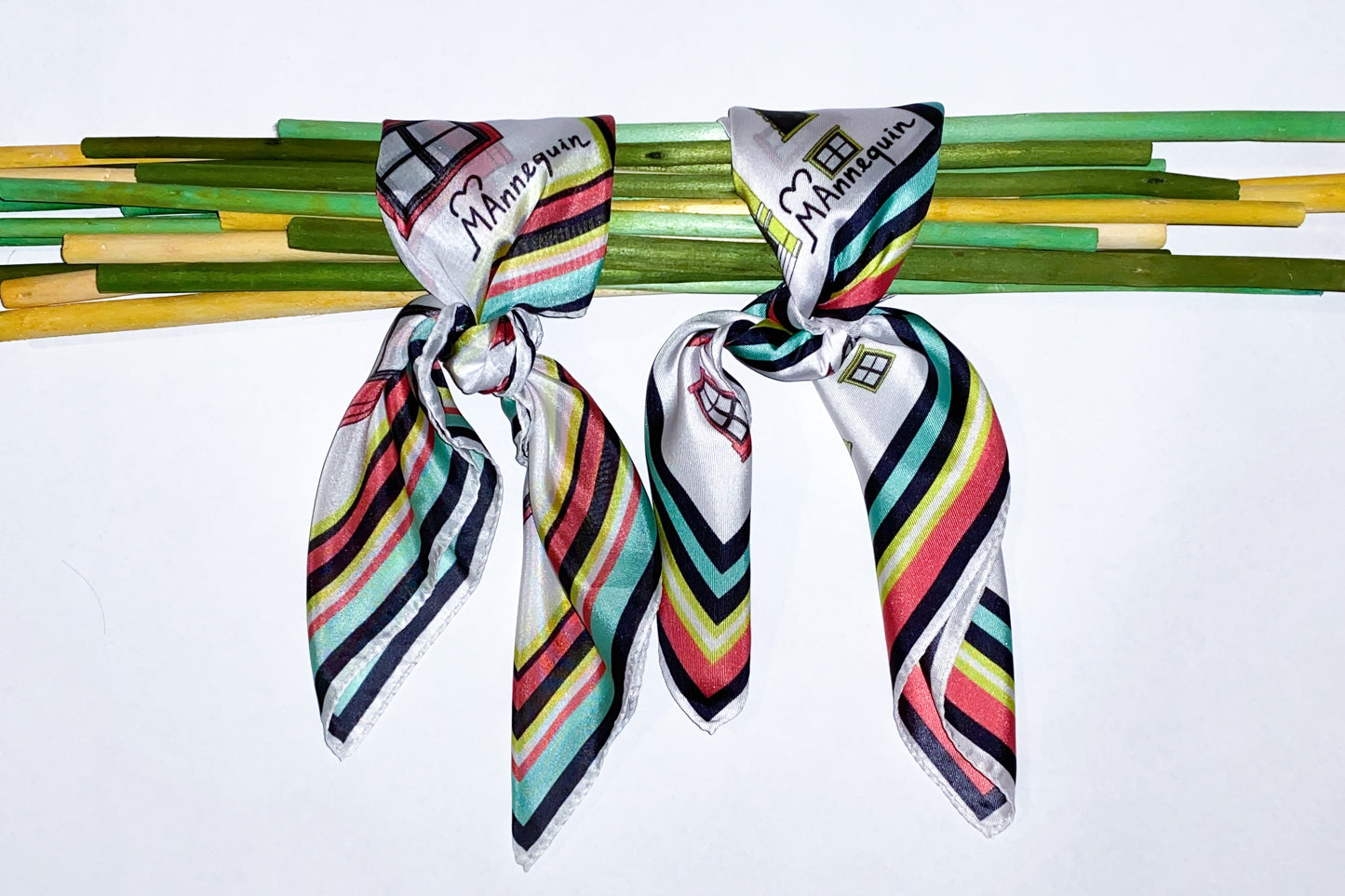 The Precious Printed Silk Scarf
