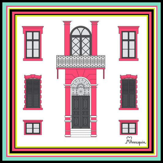 The Latremeno Printed Silk Scarf
