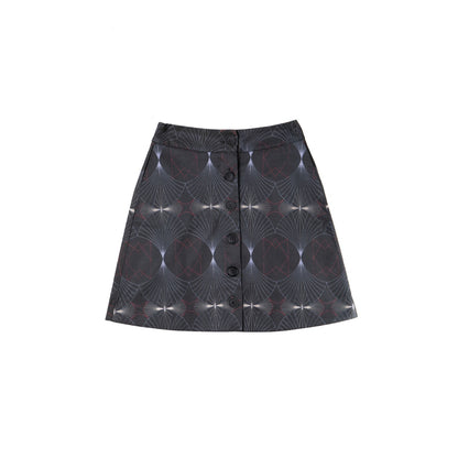 Vivian Skirt - Mini Printed Cotton Skirt