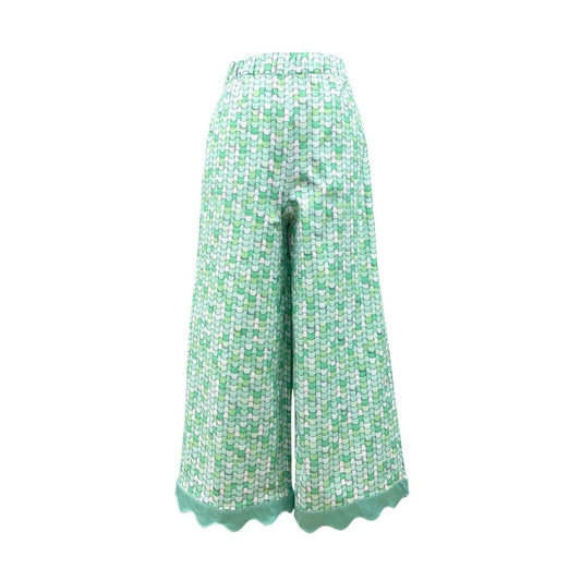Keke Culottes - Wide Leg Printed Culottes Pants