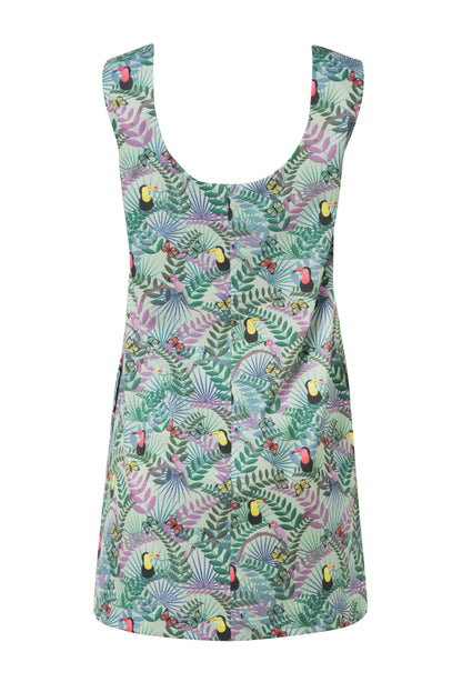 Aster Dress v.1.2. - Mini Printed Cotton A-line Dress