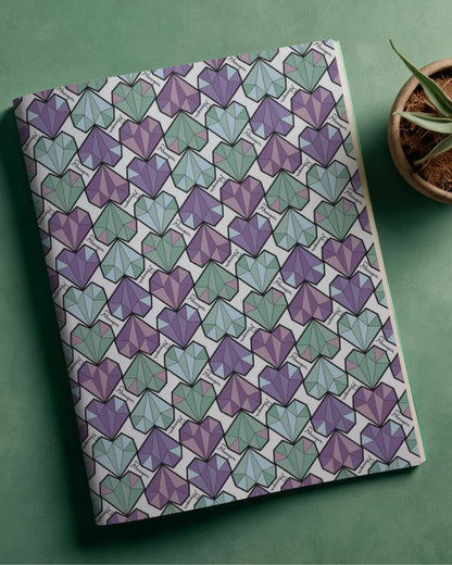 Diamond Heart Violet Notebook/Sketchbook