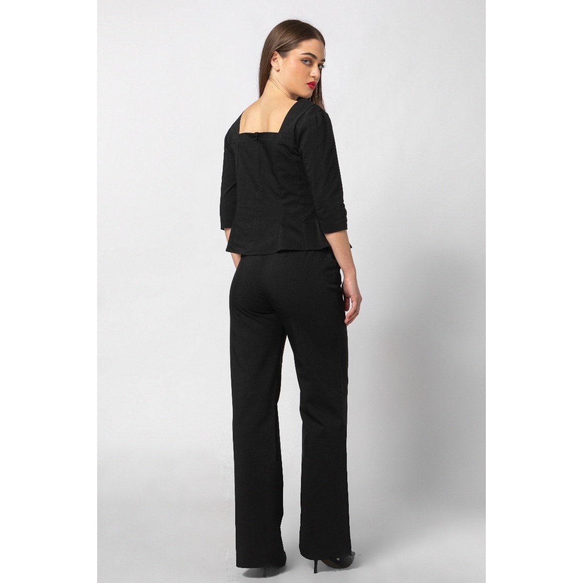 Mona Trousers - Cotton Flared Trousers