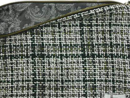 Tweed Plaid Pochette Bag