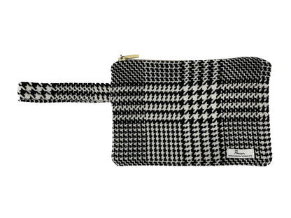 Prince De Galles Tweed Pochette Bag