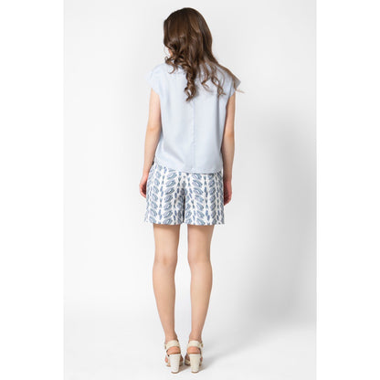 Hyacinth Shorts - Cotton Printed Shorts