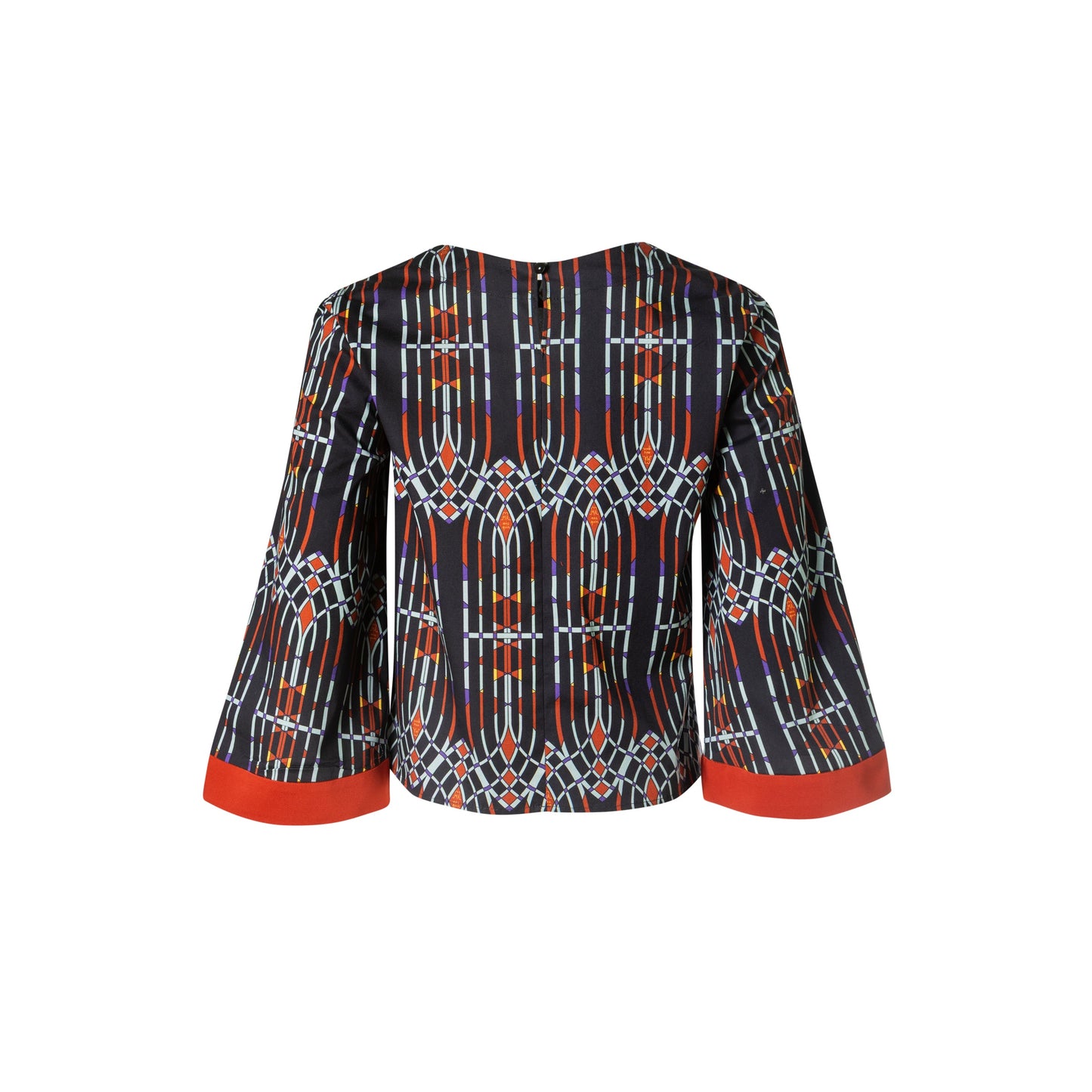 Imogen Top - Cotton Gothic Arch Printed Top