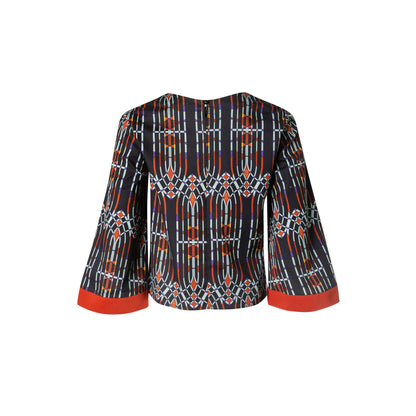 Imogen Top - Cotton Gothic Arch Printed Top