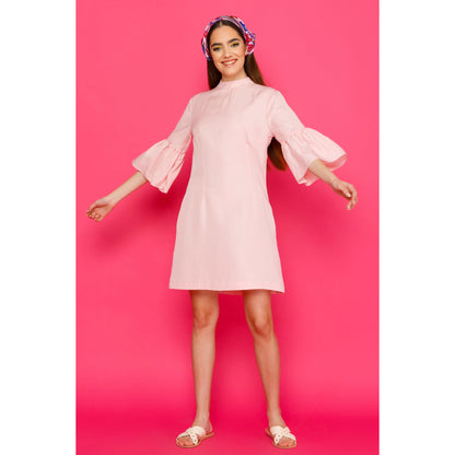 Celia Dress - Mini A-line Dress with Bell Sleeves