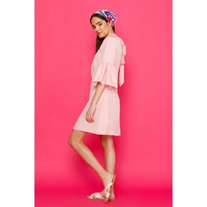 Celia Dress - Mini A-line Dress with Bell Sleeves