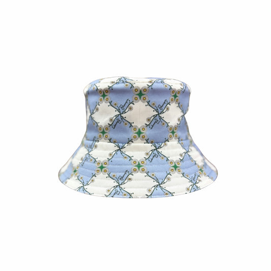 Double Face Bucket Hat - Denim/Daisy