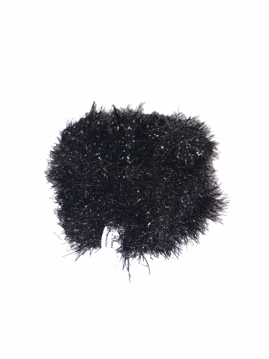 Black Lurex Hair Scrunchie