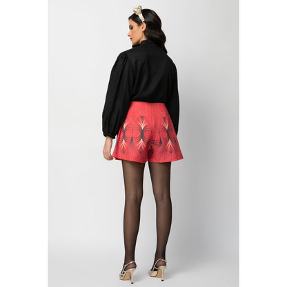 Hazel Shorts v.1.1 - Mini A-line Printed Cotton Shorts