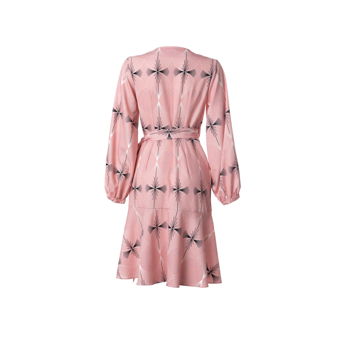 Marilyn Dress - Mini Printed Wrap Dress