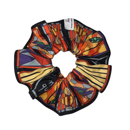 Stained Glass v.2. Cotton Hair Scrunchie