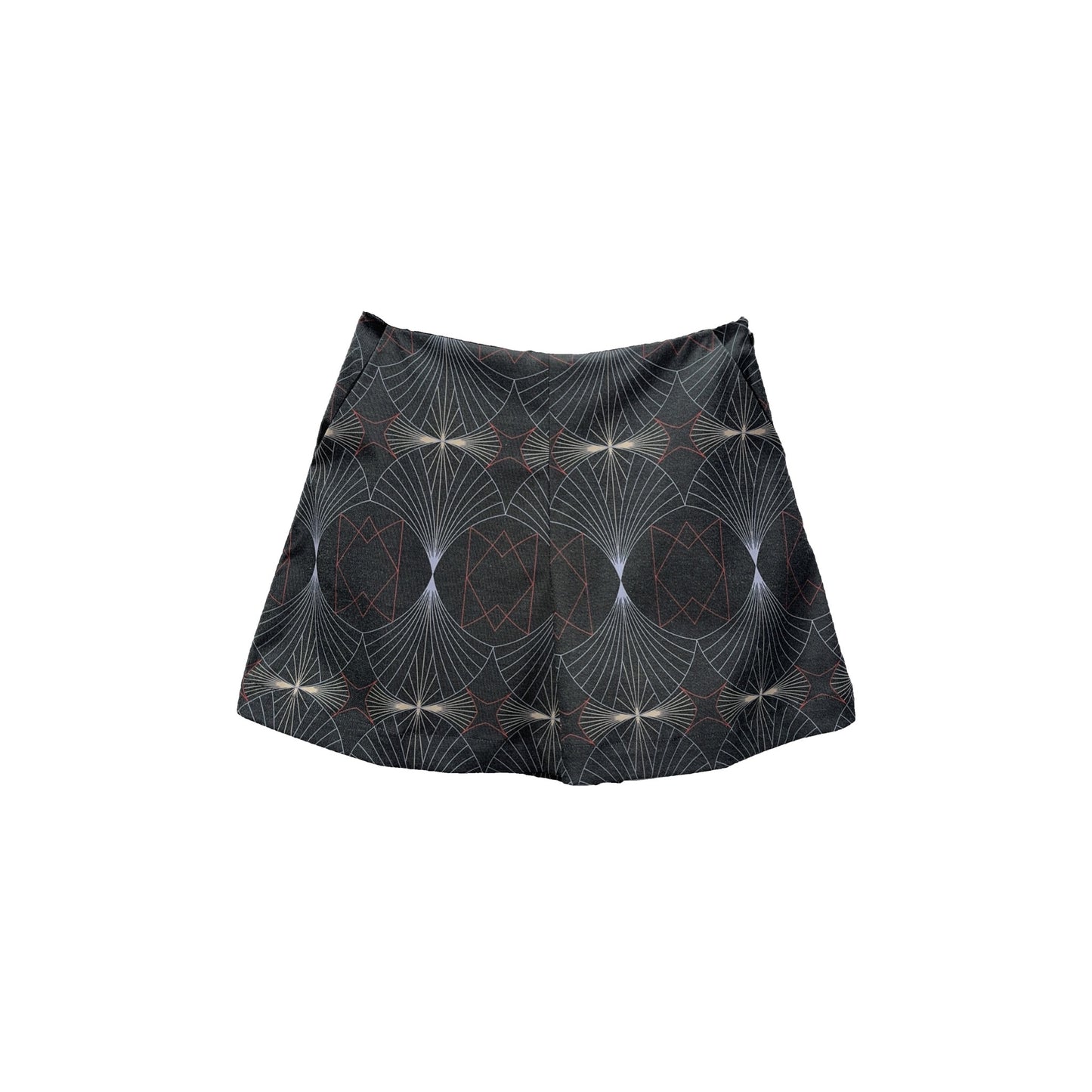 Hazel Shorts v.1.1 - Mini A-line Printed Cotton Shorts